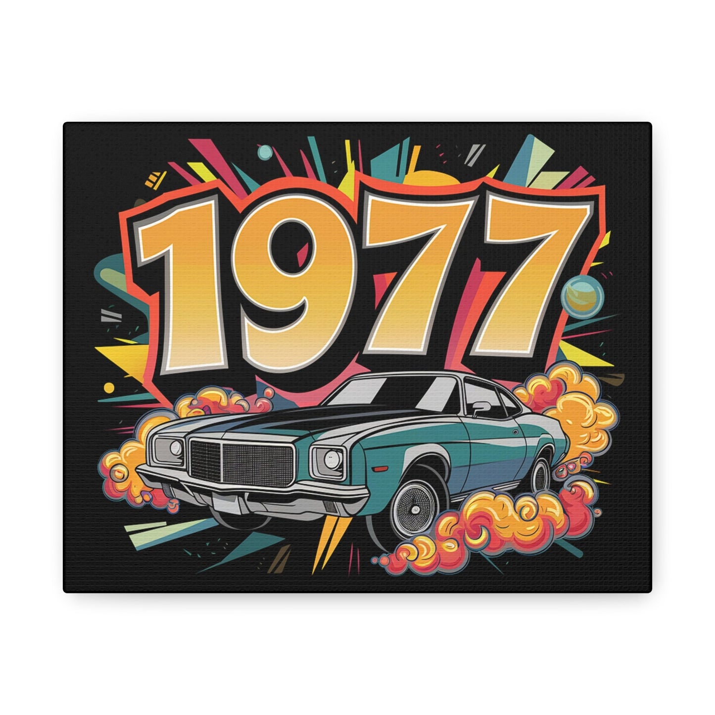 1977 Mural Canvas - Colorwink