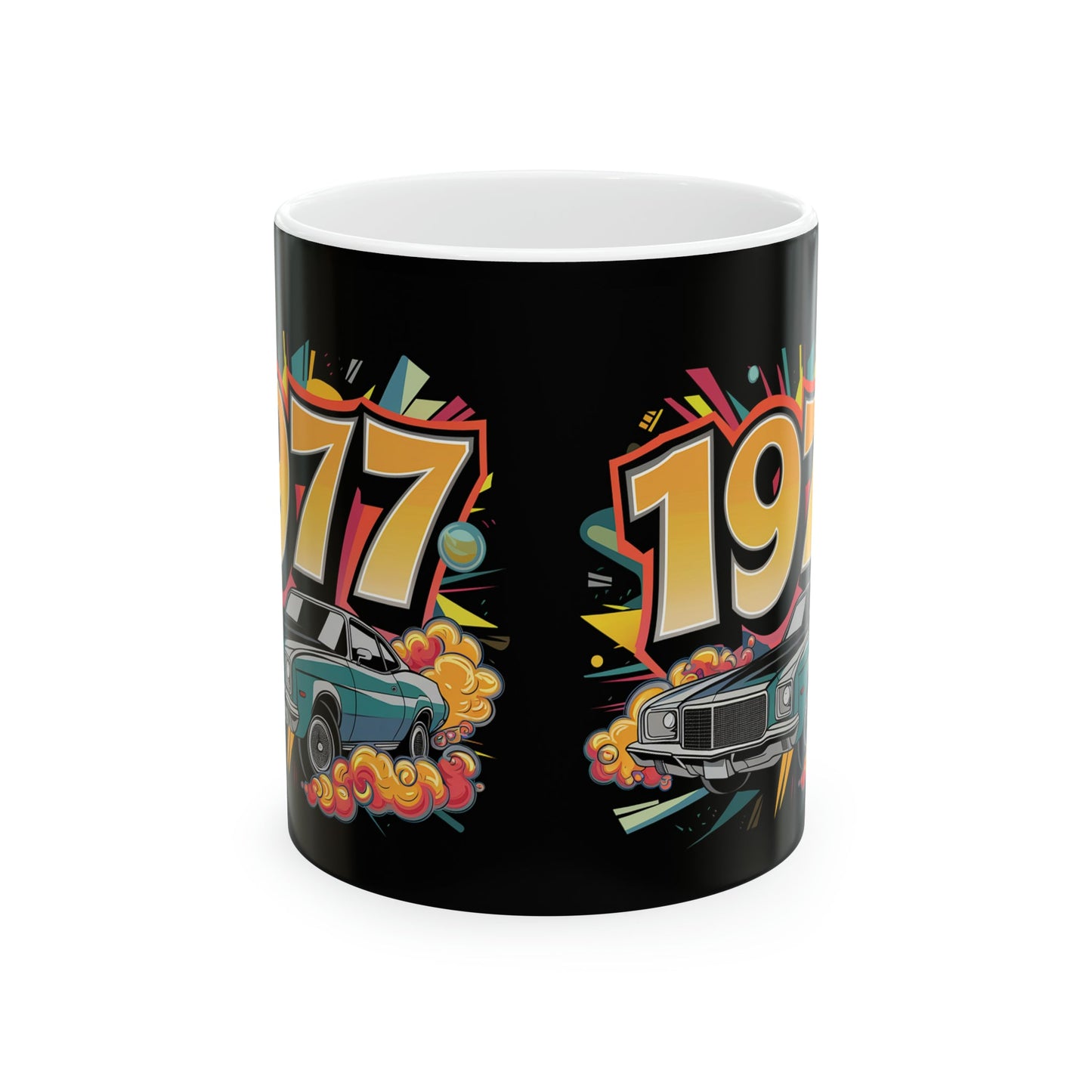 1977 Vintage Car Coffee Mug - Colorwink