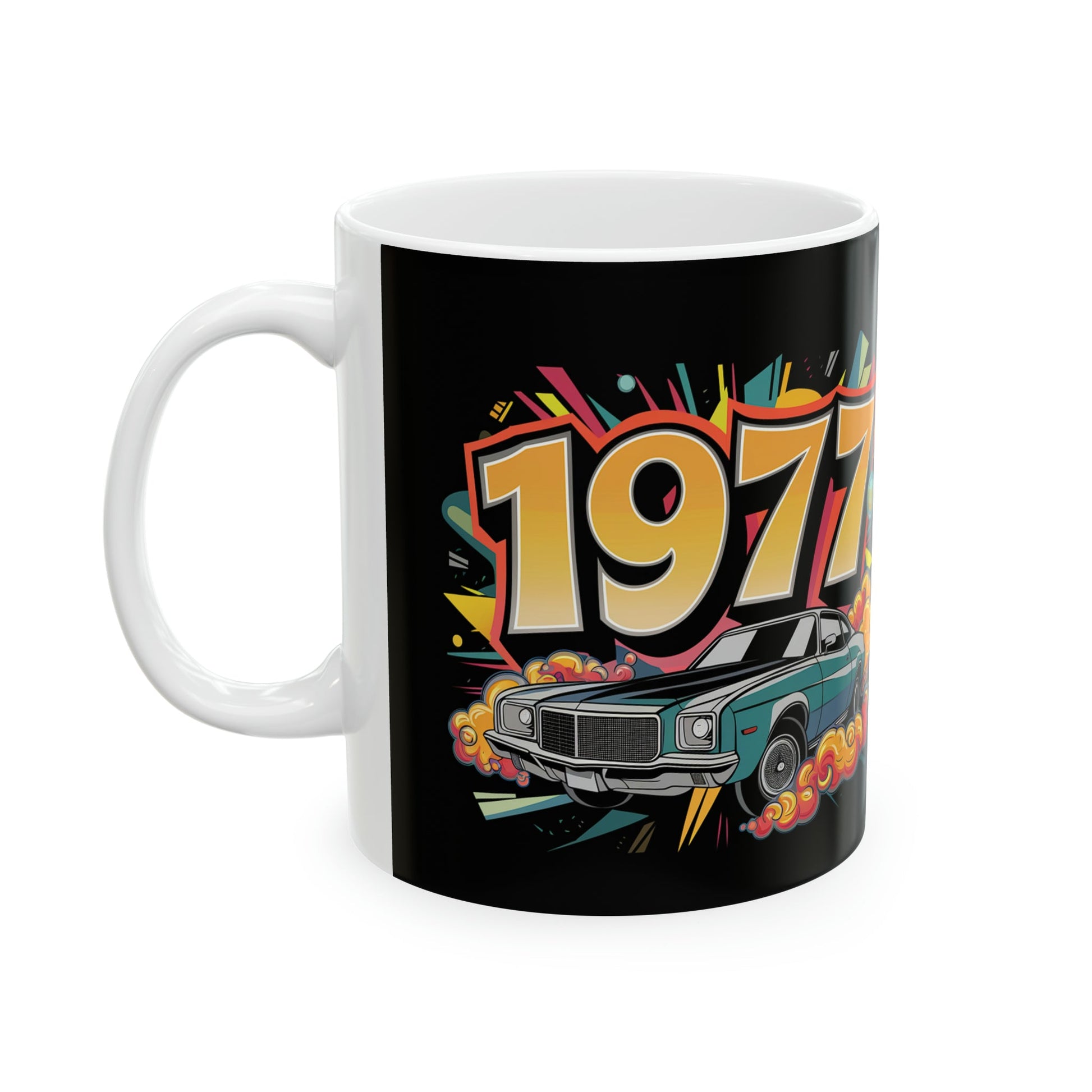 1977 Vintage Car Coffee Mug - Colorwink