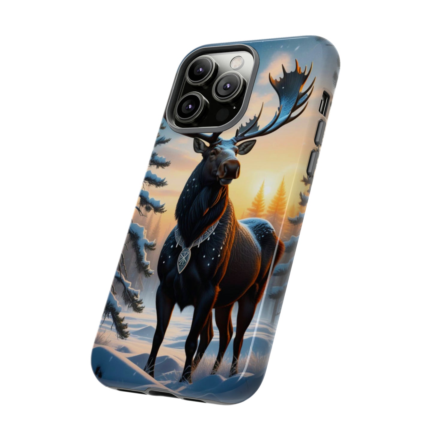 Winter Moose Tough Case