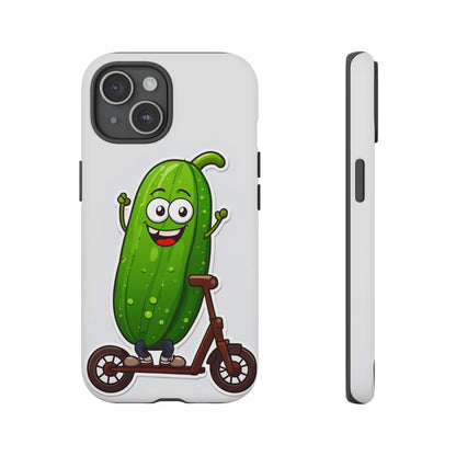 Cucumber on Scooter Tough Case