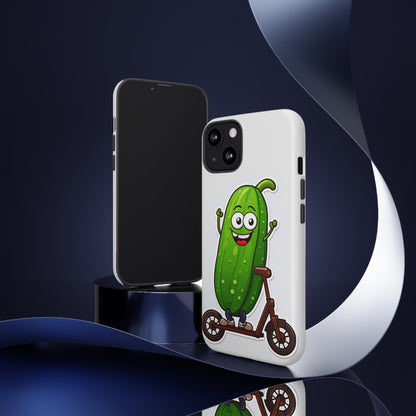 Cucumber on Scooter Tough Case