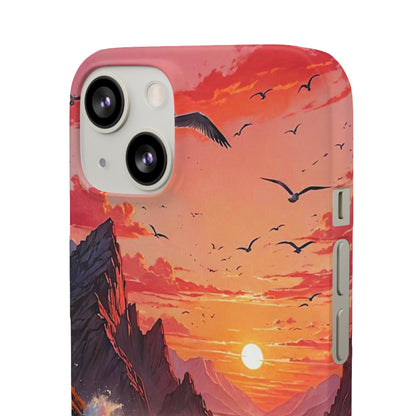 Seagull Sunset Art Snap Case - Colorwink