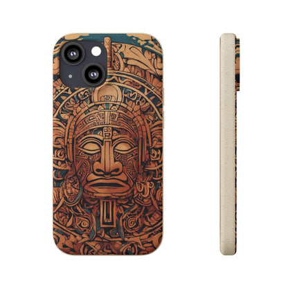 Marquesan Tattoo Style Biodegradable Case