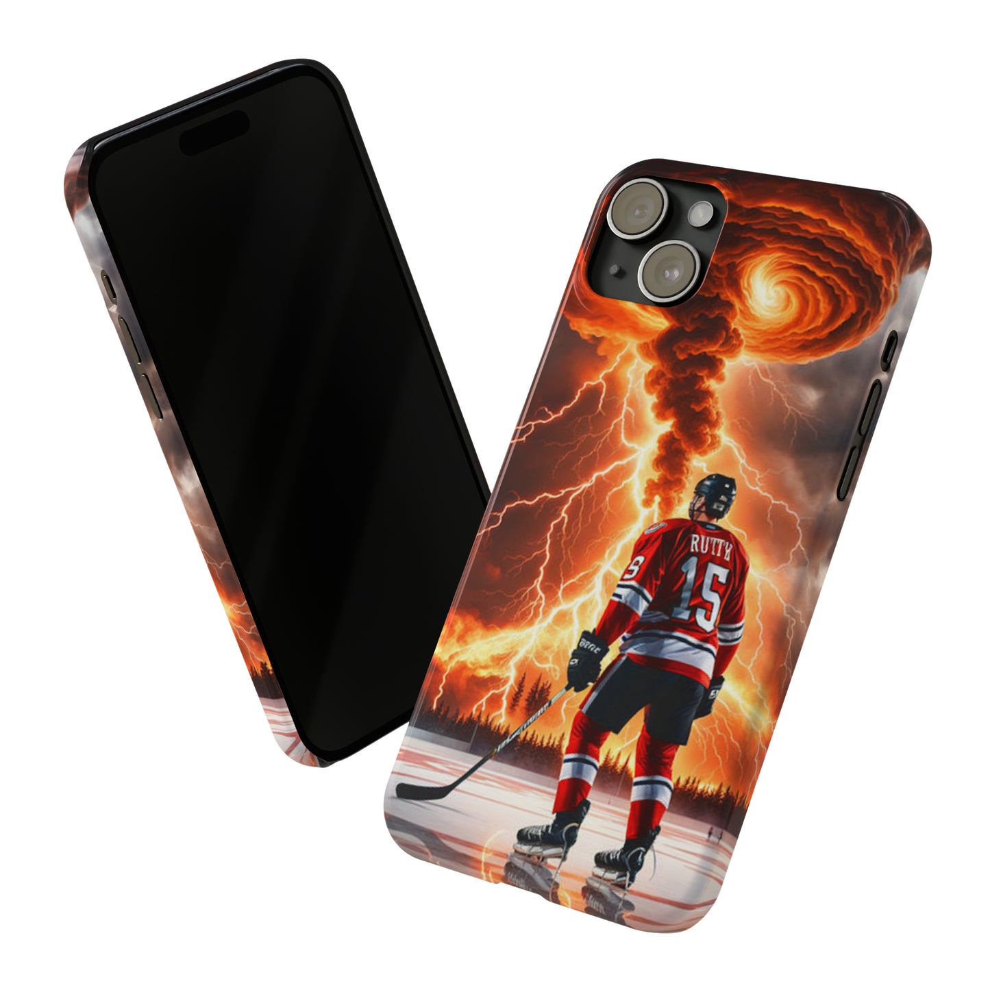 Ice Hockey Slim Phone Case - Colorwink