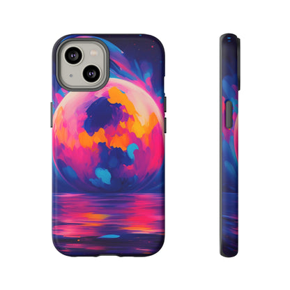 Hexagonal Moon Tough Case