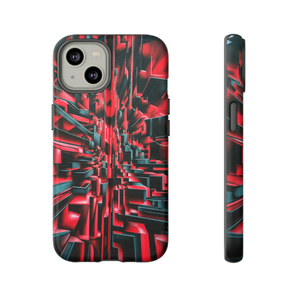 Red Illusion Art  Pattern Tough Case