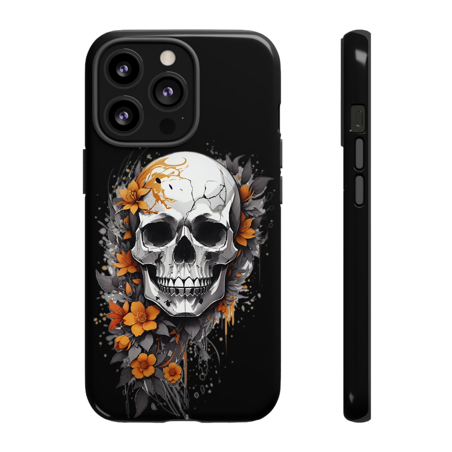 Skulls and Flowers Tough Case