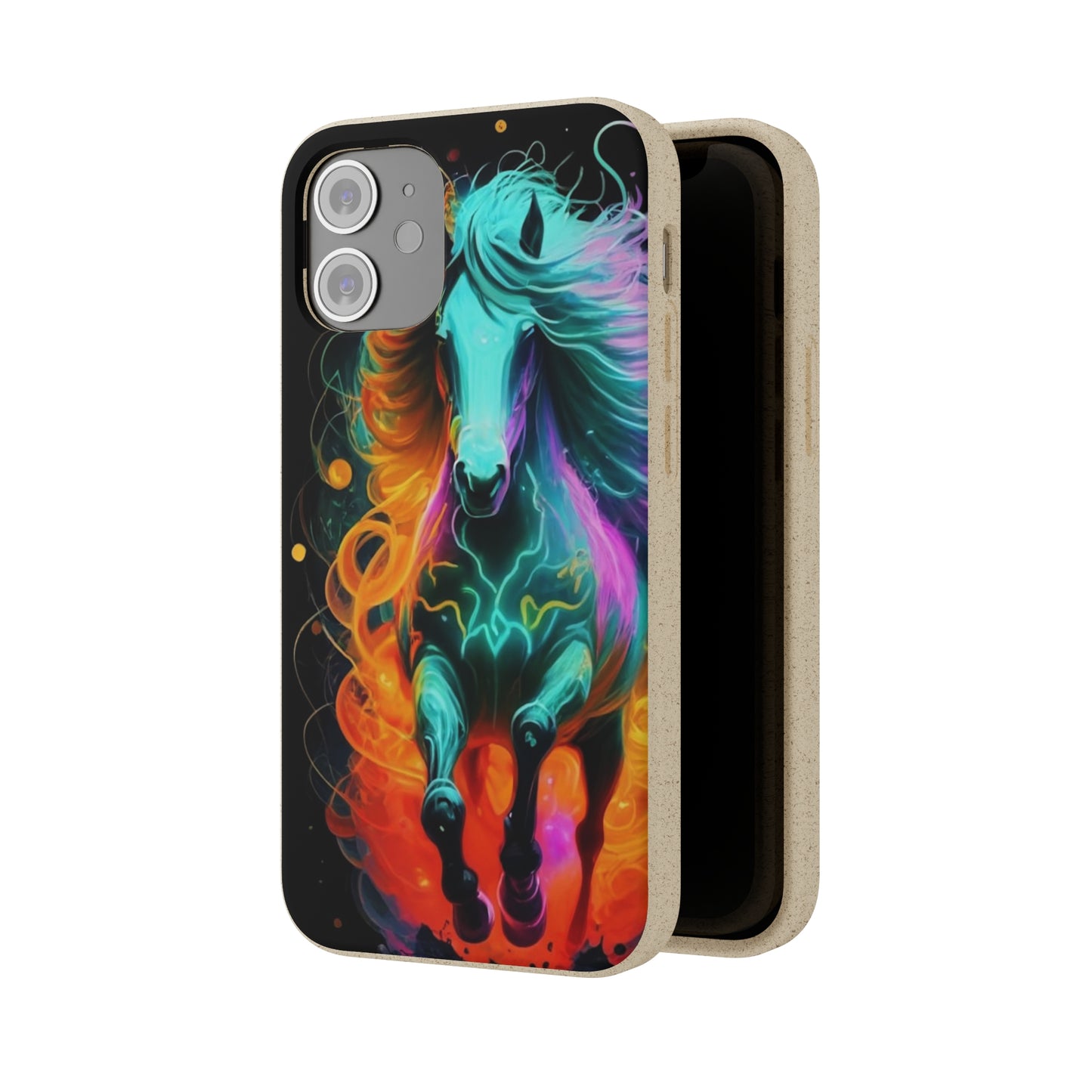 Psychedelic Horse Biodegradable Case