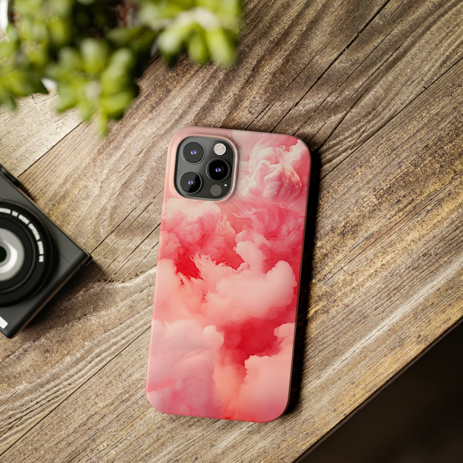 Pink Cloud Slim Phone Case - Colorwink