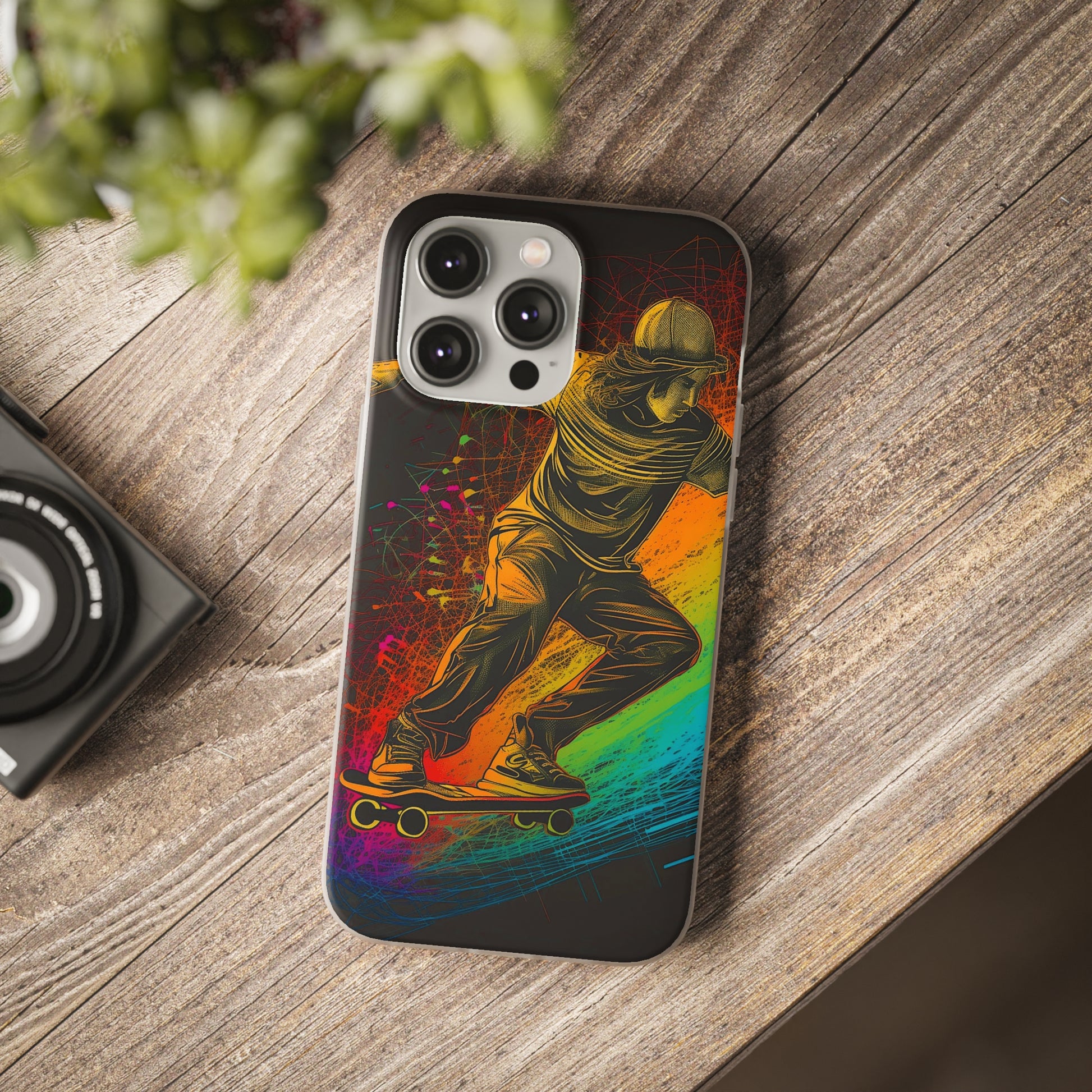 Skateboarding Flexi Case - Colorwink