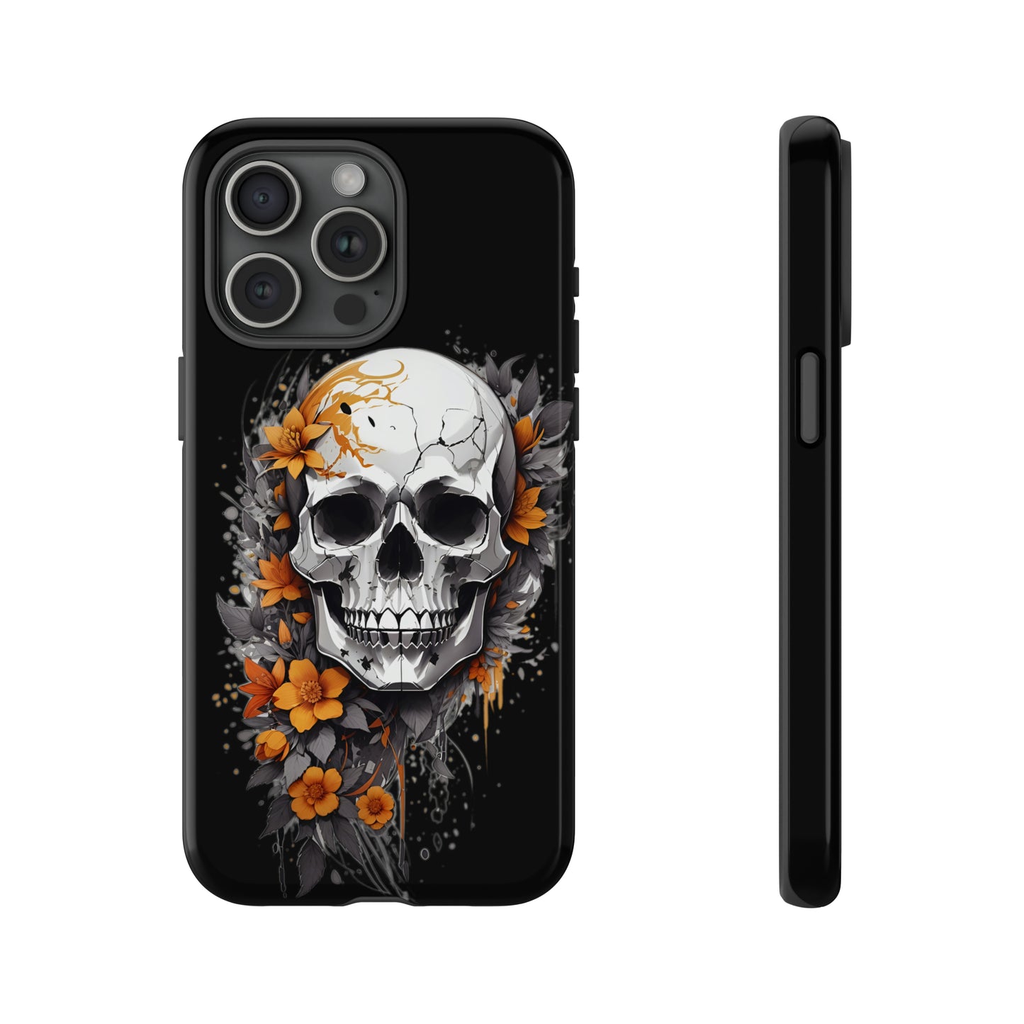 Skulls and Flowers Tough Case