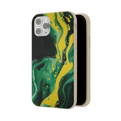 Swirling Shadows Design Biodegradable Case