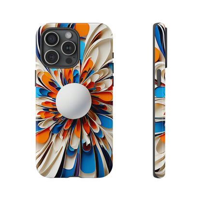 White Flower Tough Case