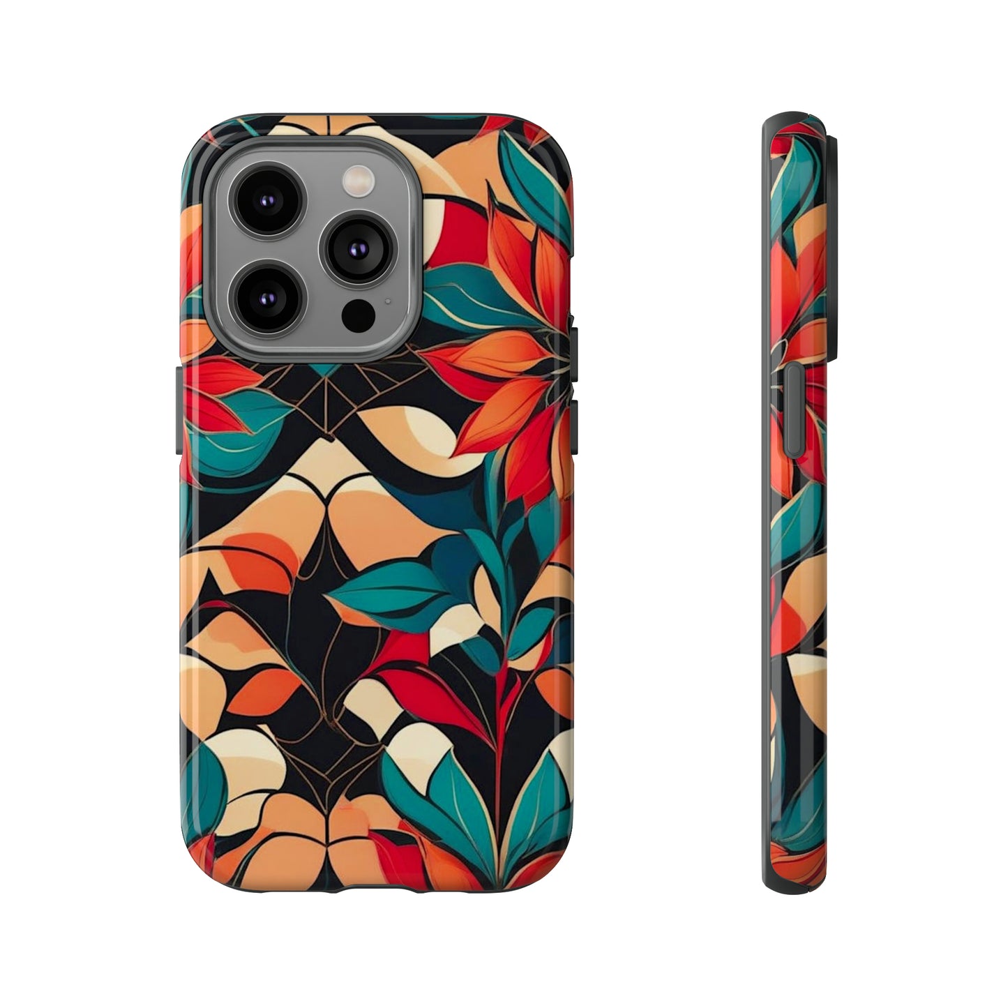 Flower Pattern Art Design Tough Case