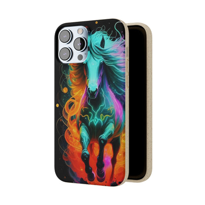 Psychedelic Horse Biodegradable Case