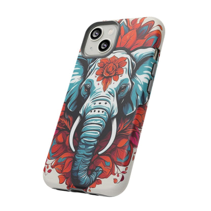 Floral Elephant Tough Case