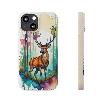 Forest Majesty Deer Biodegradable Case