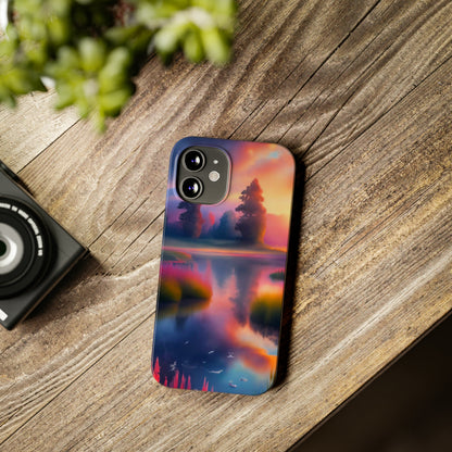 Blurry Morning Slim Phone Case - Colorwink