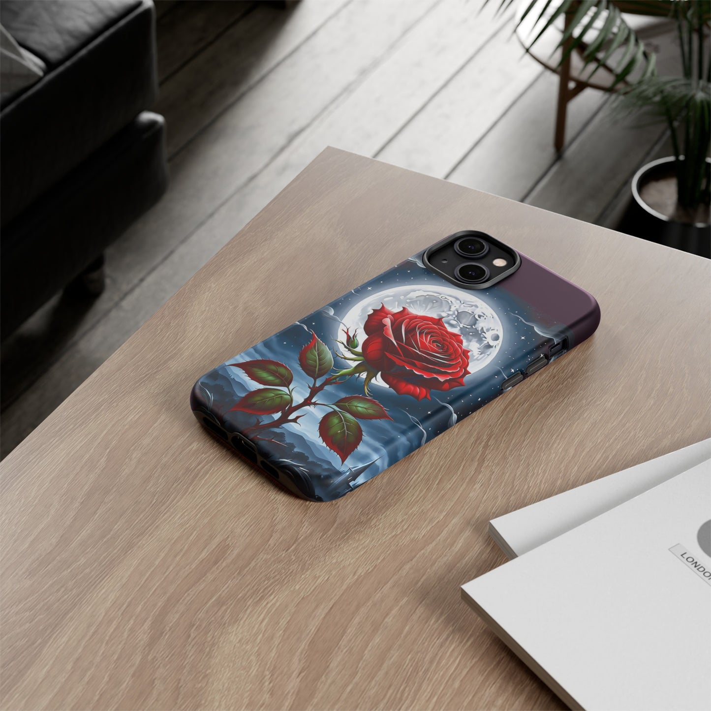 Moonlit Rose Tough Case