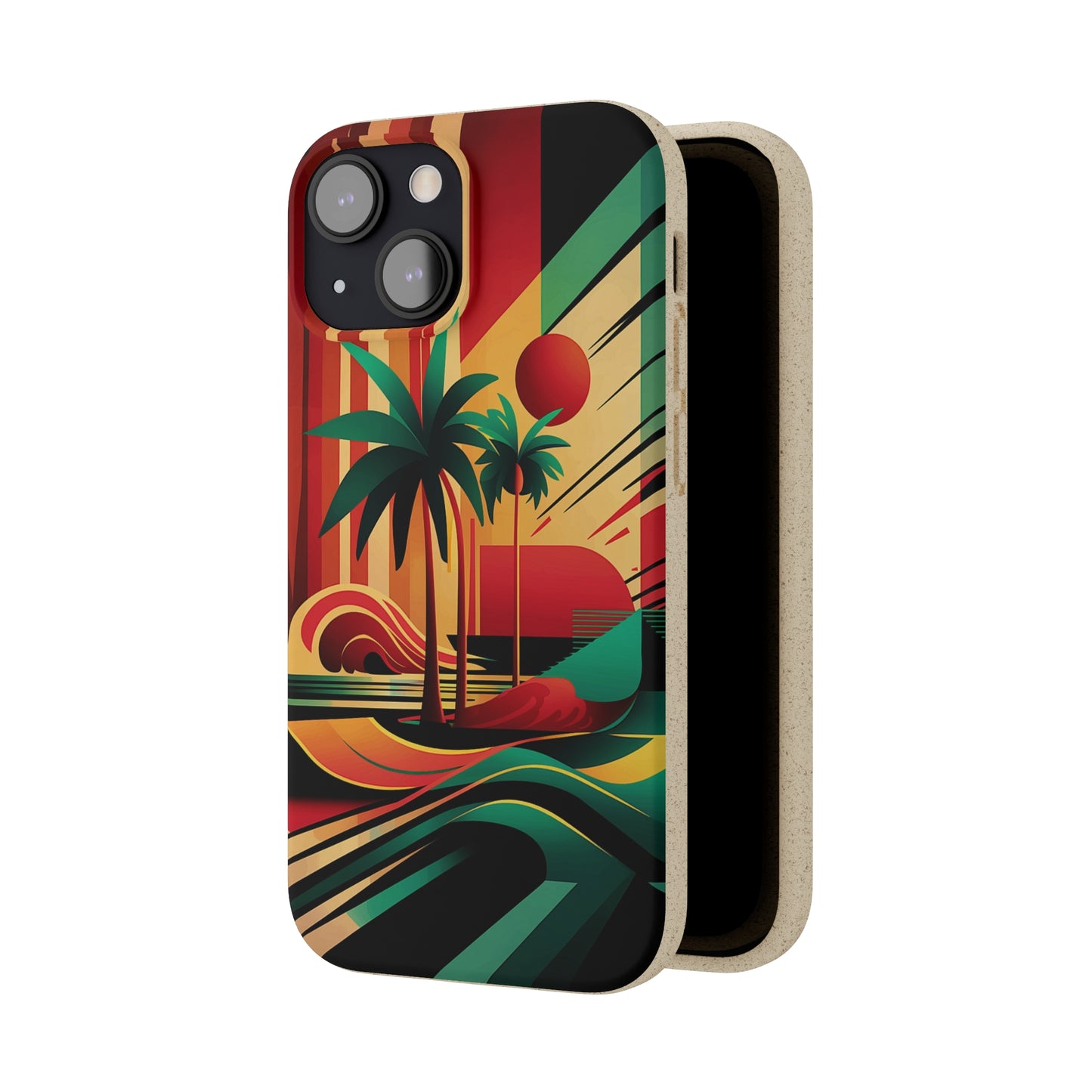 Beach Painting Biodegradable Case