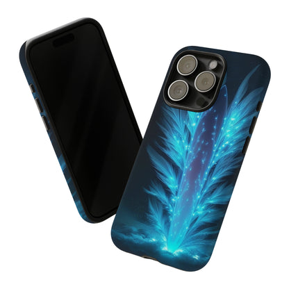 Glowing Blue Light  Tough Case