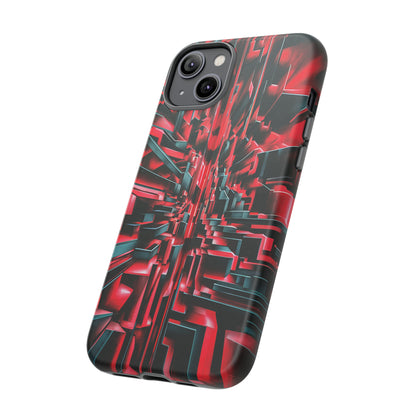 Red Illusion Art  Pattern Tough Case