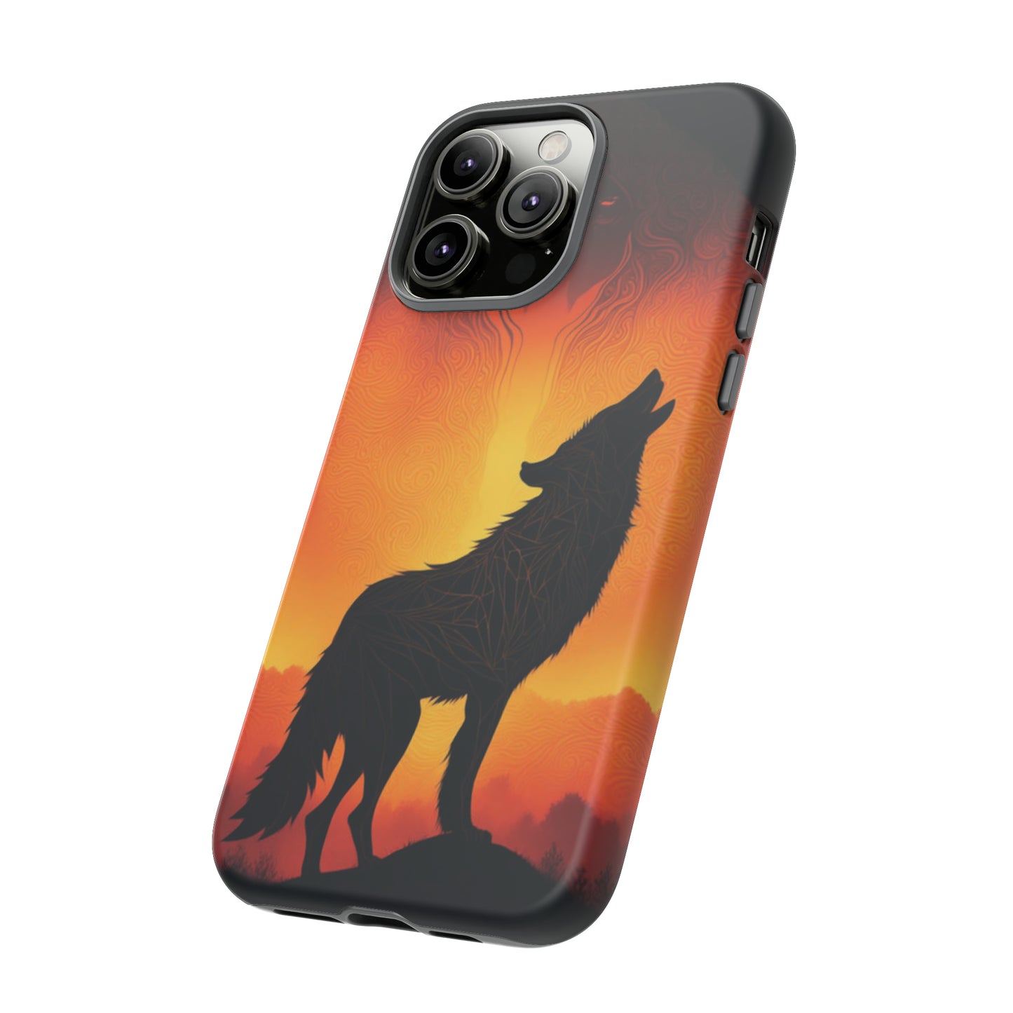 Wolf silhouette Tough Case