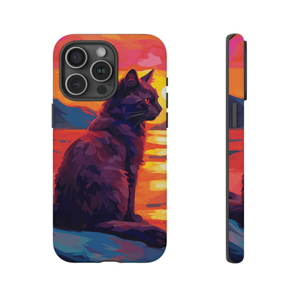 Sunset Cat Tough Case