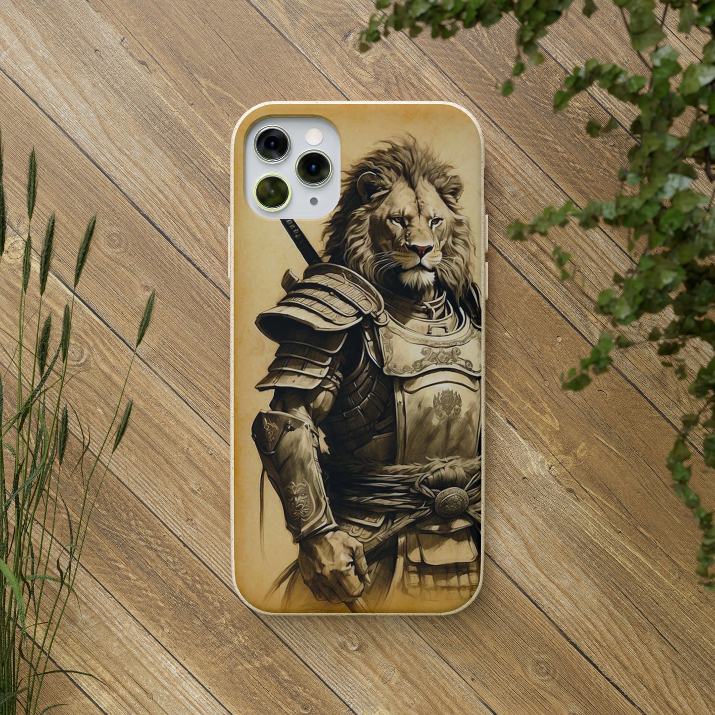 Lion Samurai Biodegradable Case