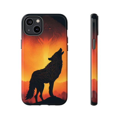 Wolf silhouette Tough Case