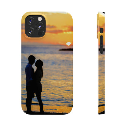 Beach Love Slim Phone Case