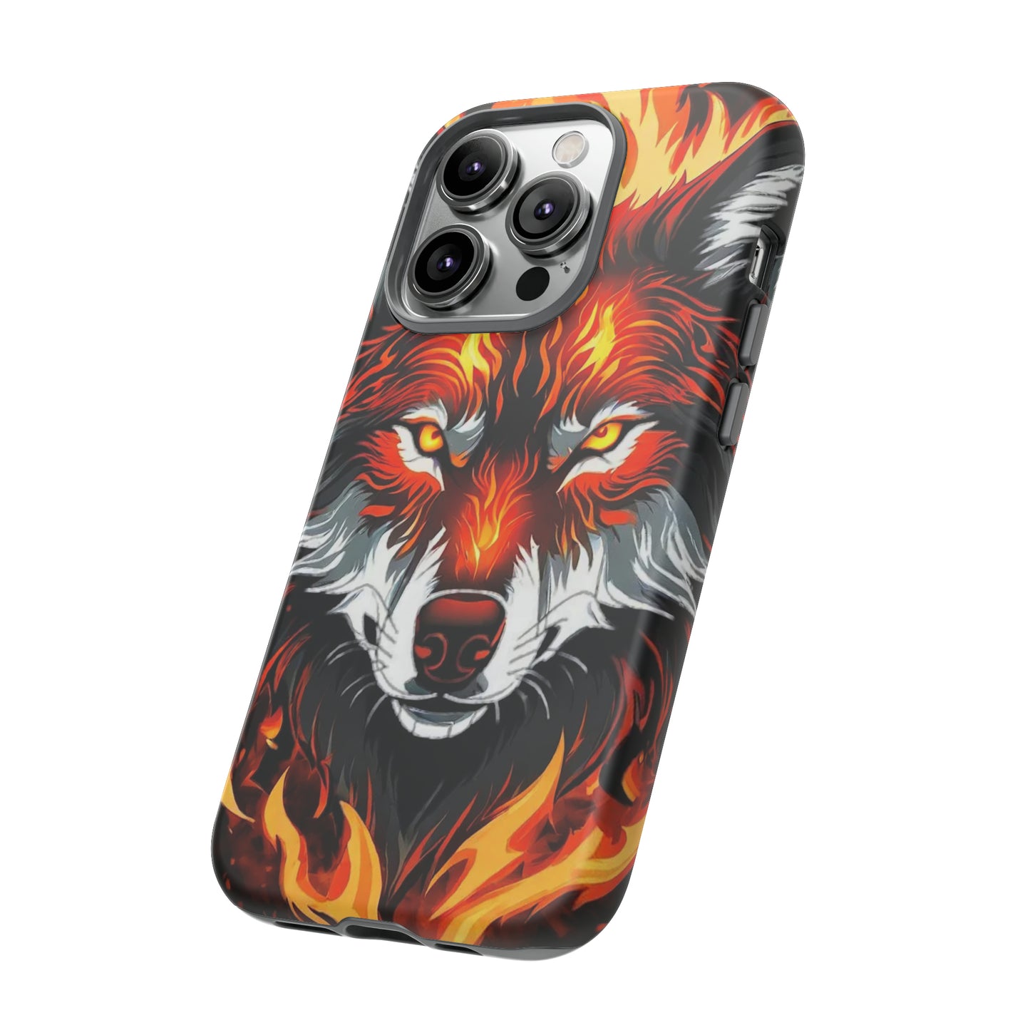 Fiery Wolf Tough Case