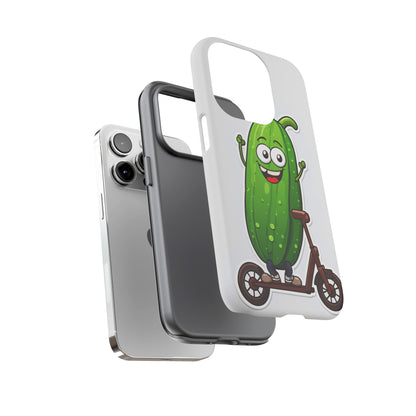 Cucumber on Scooter Tough Case