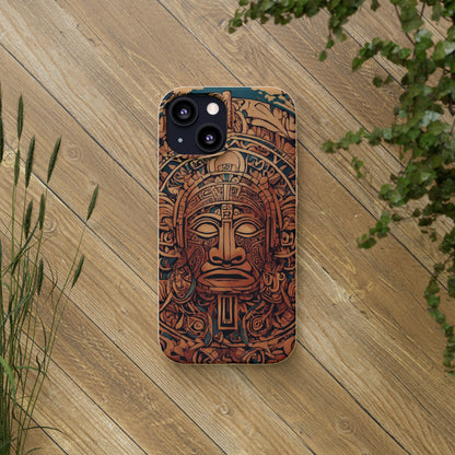 Marquesan Tattoo Style Biodegradable Case