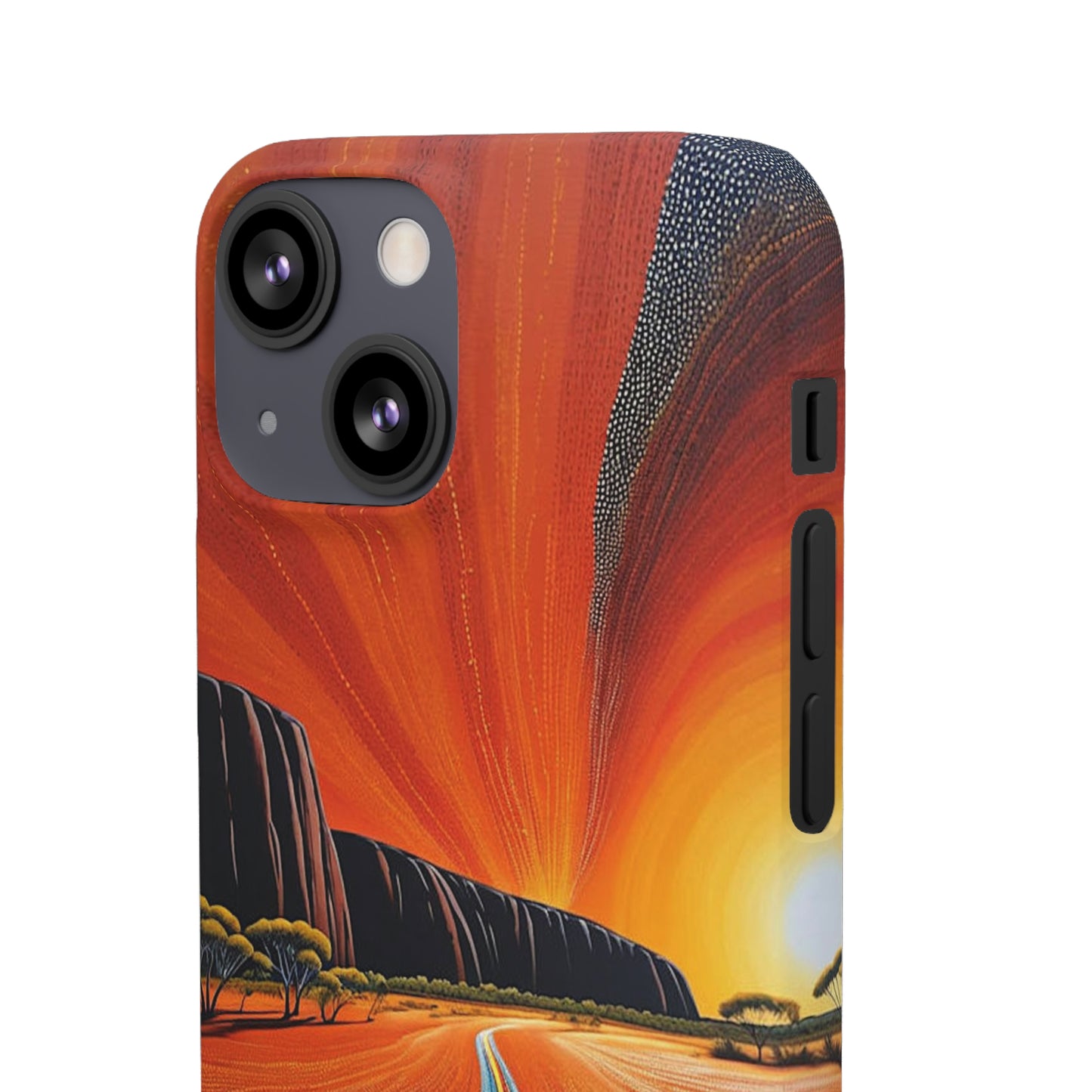 Orange landscape Snap Case - Colorwink