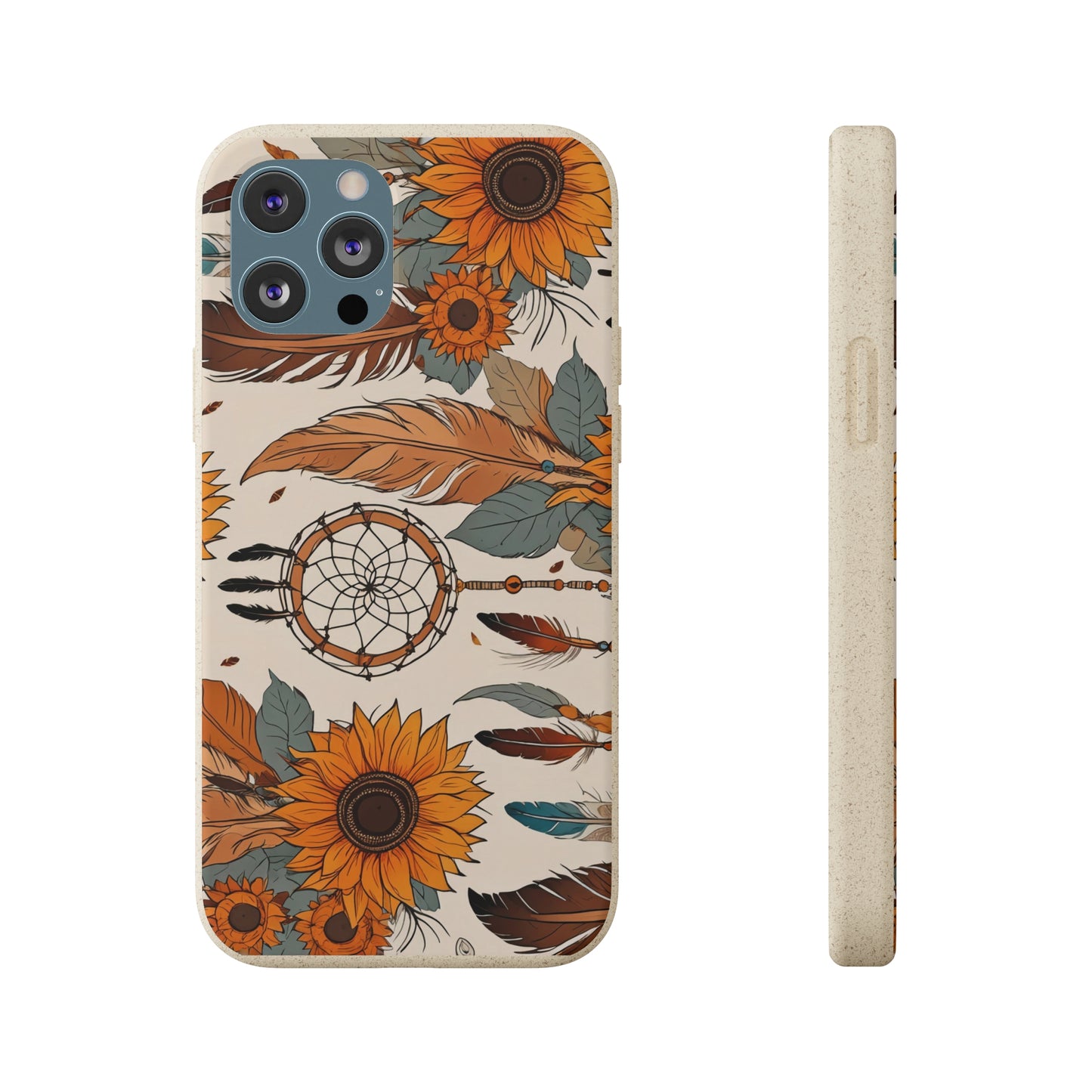 Floral Art Biodegradable Case