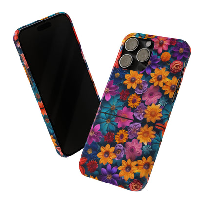 Pinwheel Flower Slim Phone Case - Colorwink