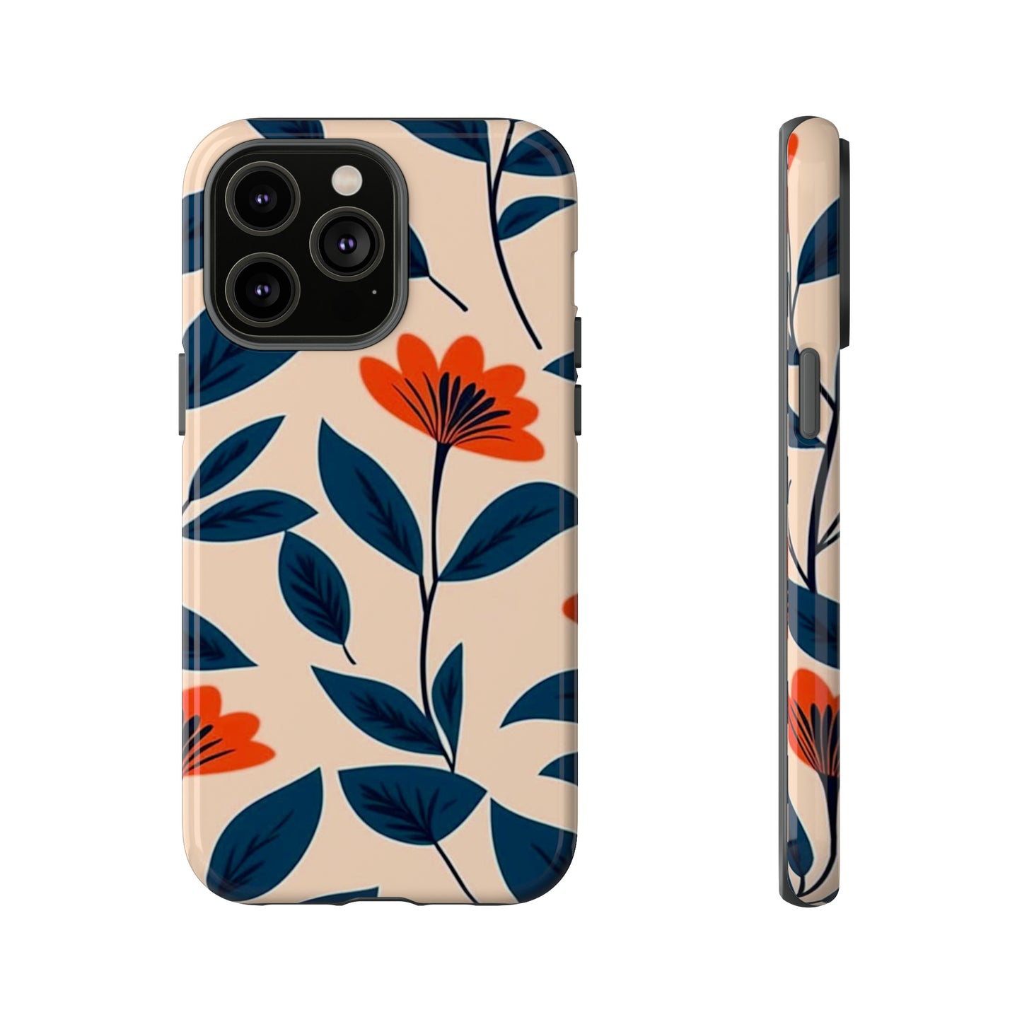 Floral Pattern Tough Case