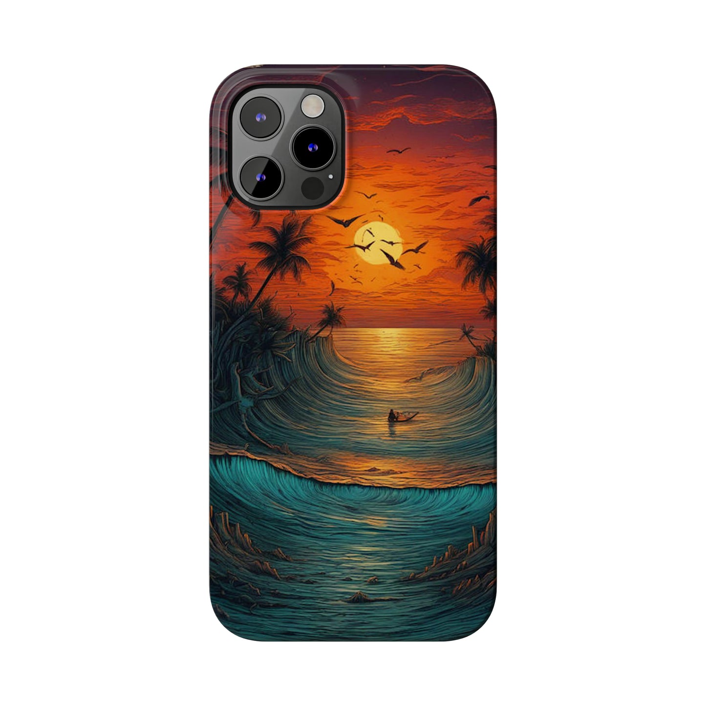 Golden Horizon Slim Case - Colorwink