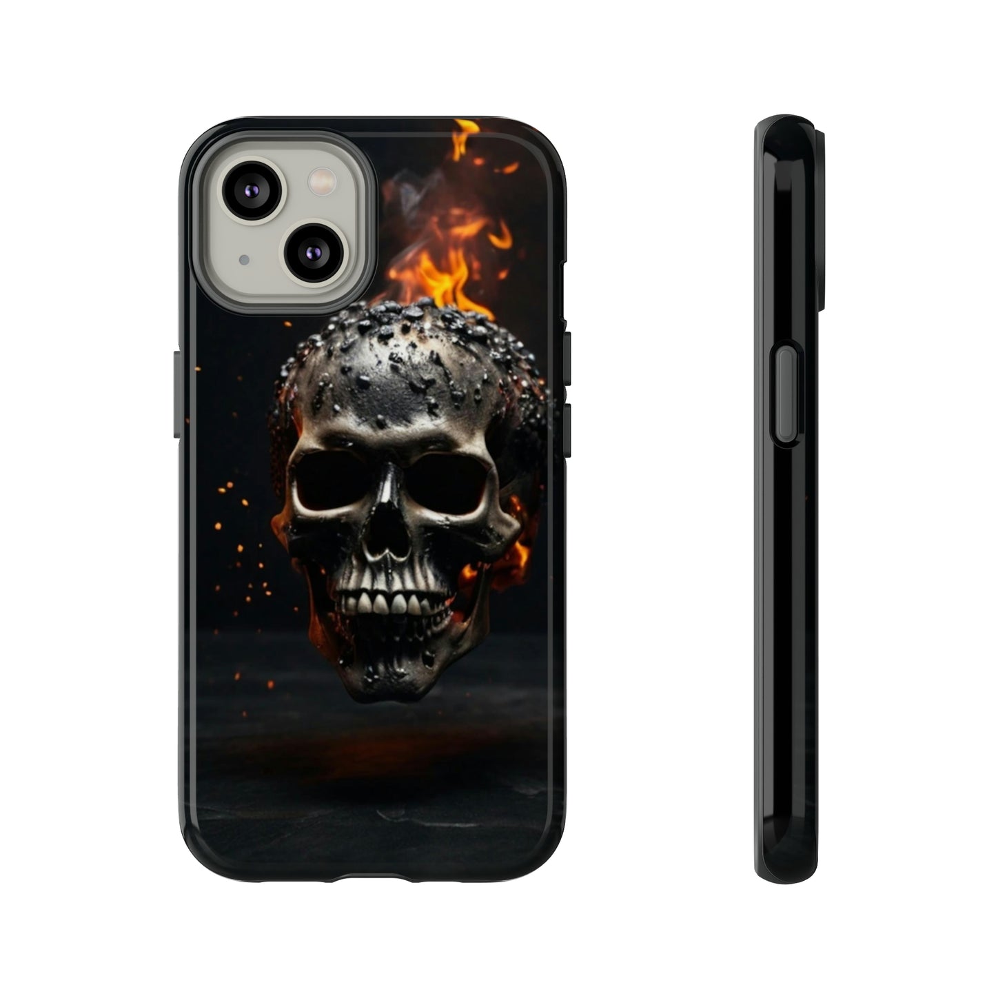 Fiery Skull Tough Case