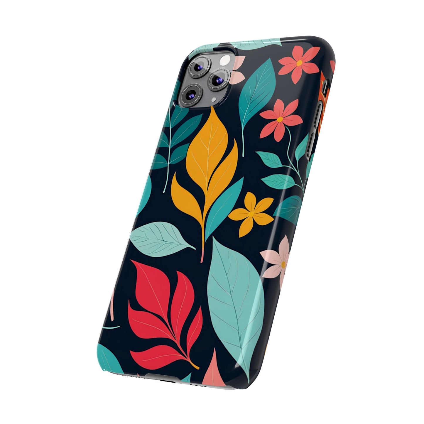 Flower Leaf Slim Phone Case