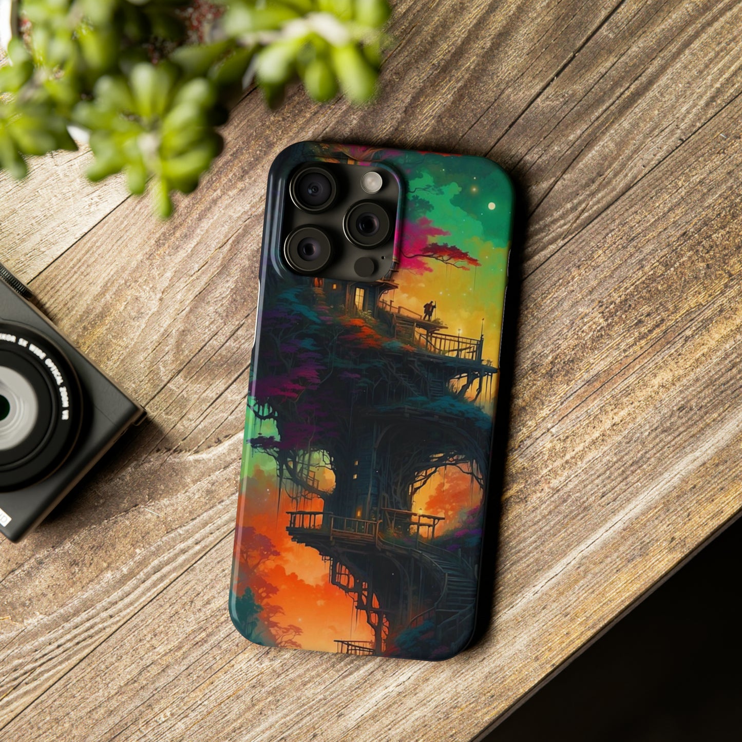 Colorful Night Slim Phone Case - Colorwink