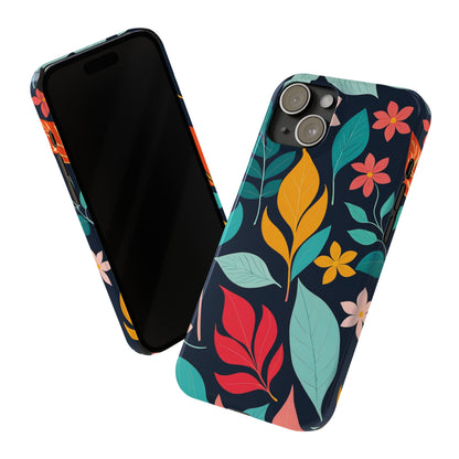 Flower Leaf Slim Phone Case