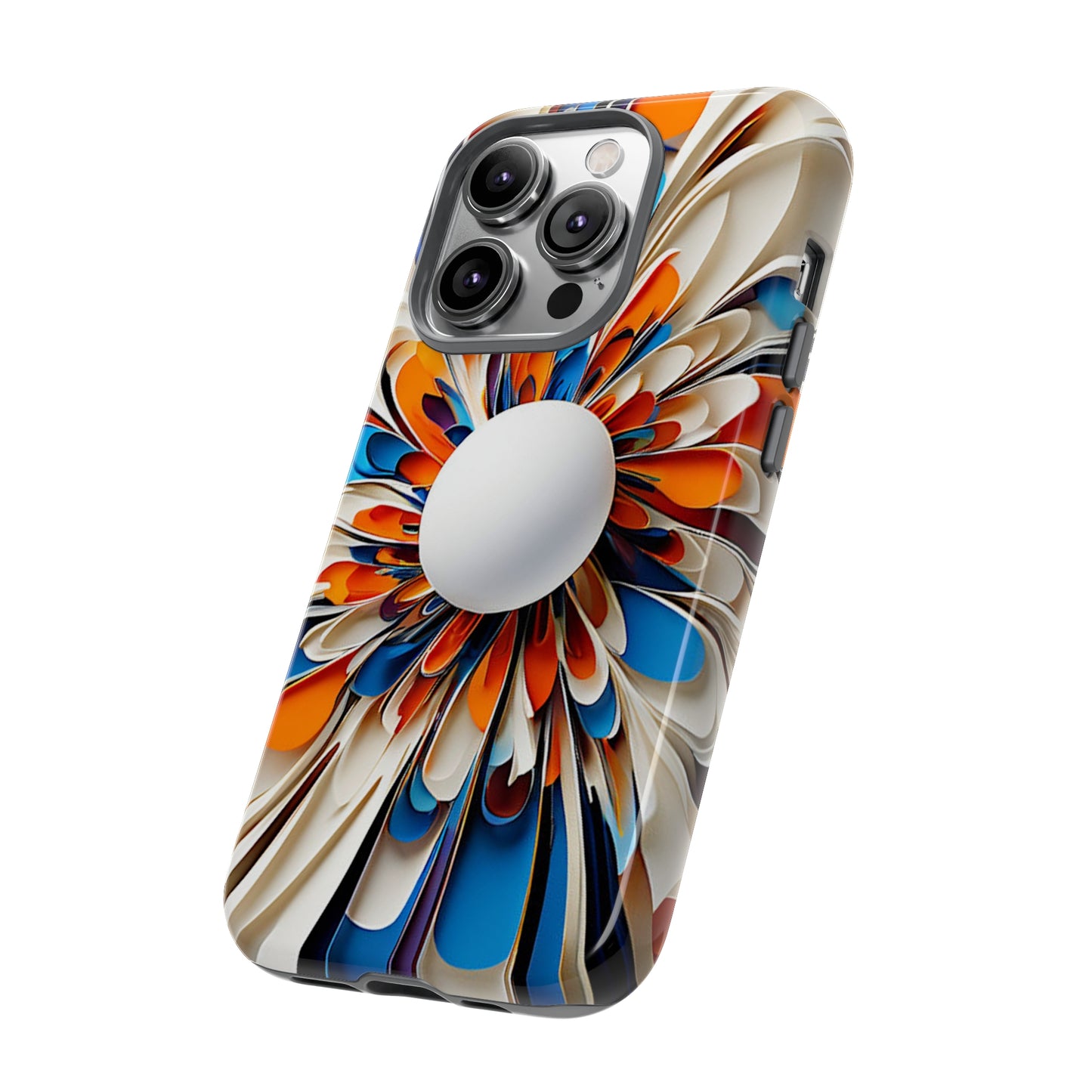 White Flower Tough Case