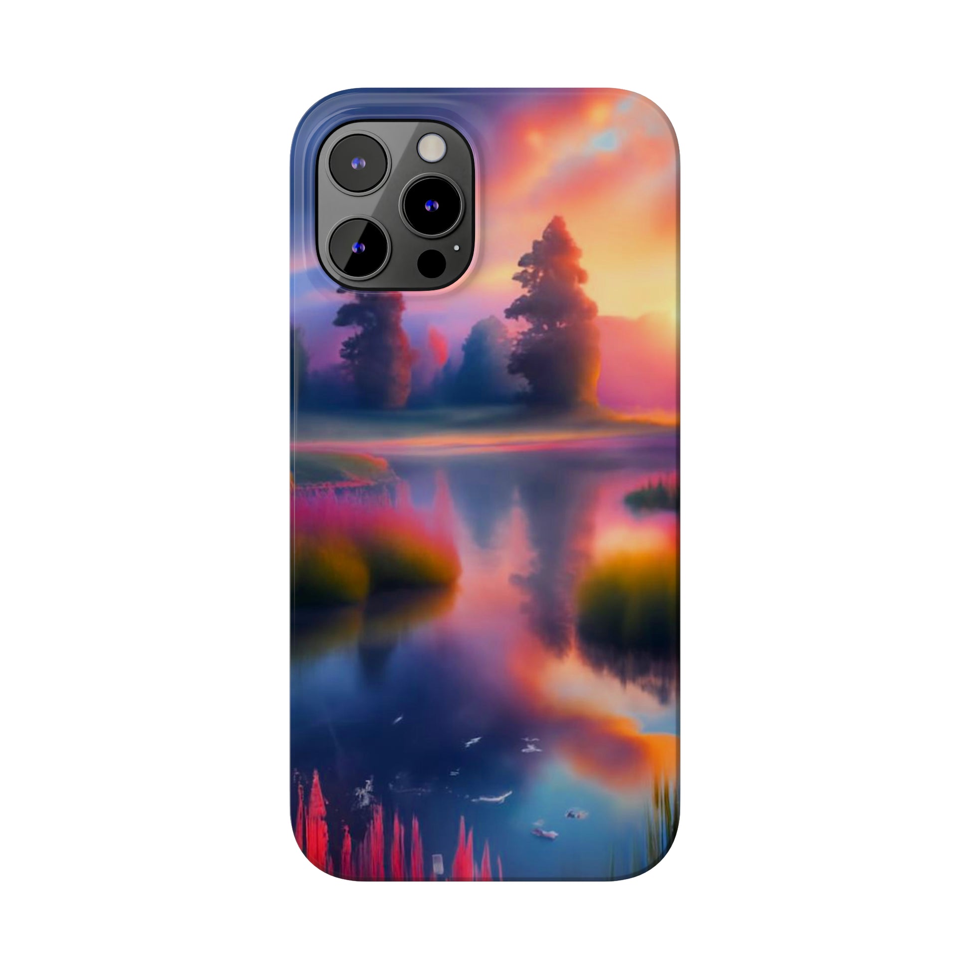 Blurry Morning Slim Phone Case - Colorwink