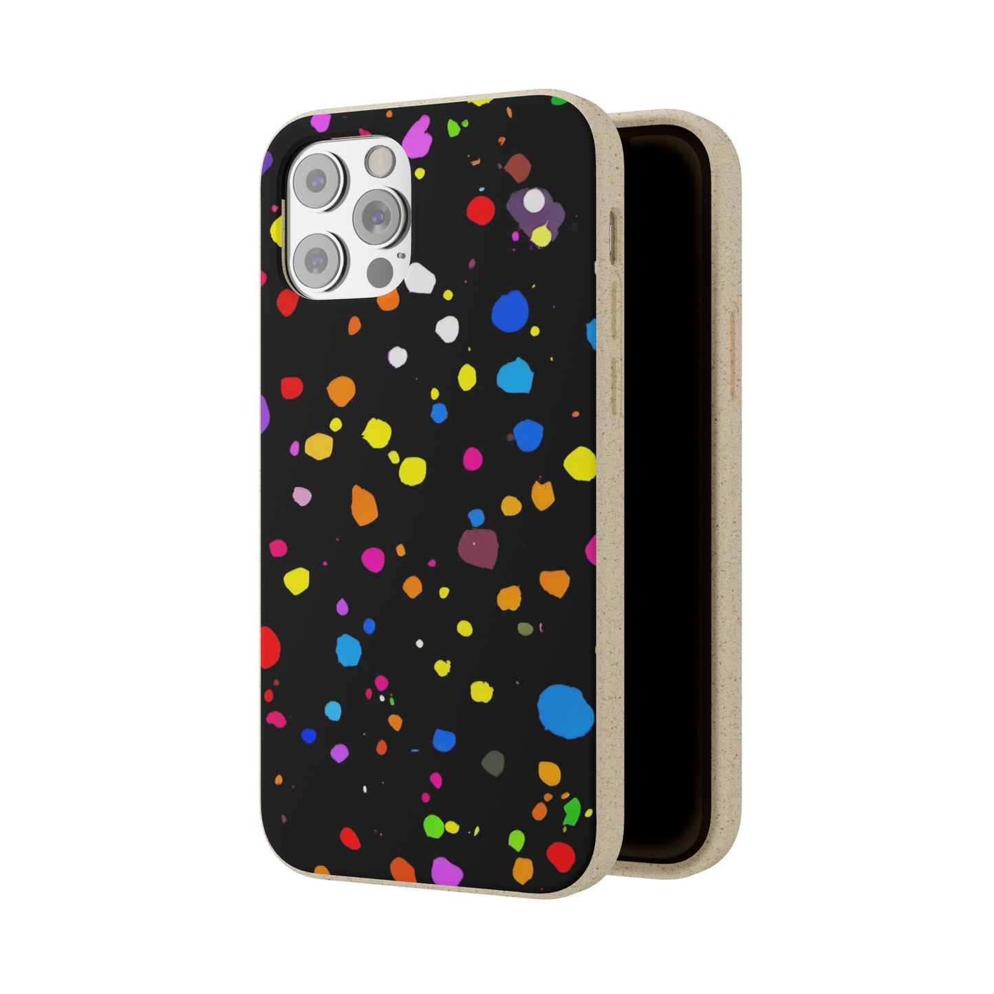 Colorful Dot Parade Biodegradable Case