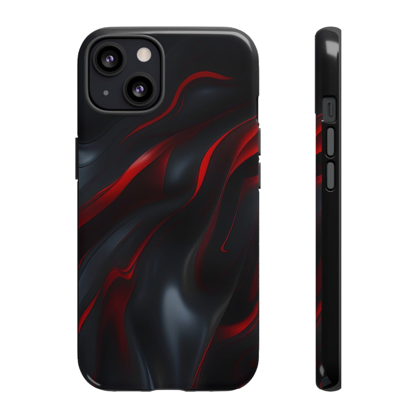 Red Black Tough Case