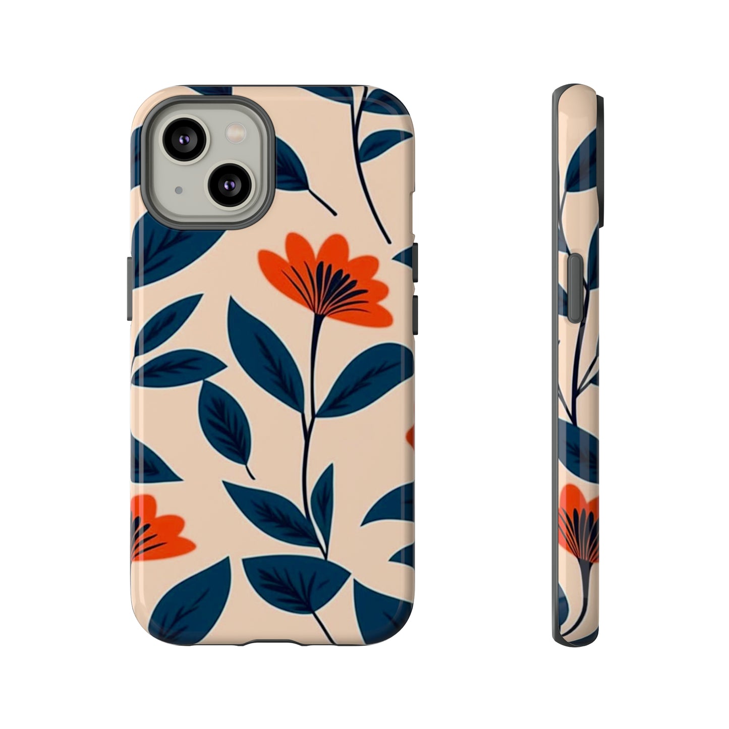 Floral Pattern Tough Case