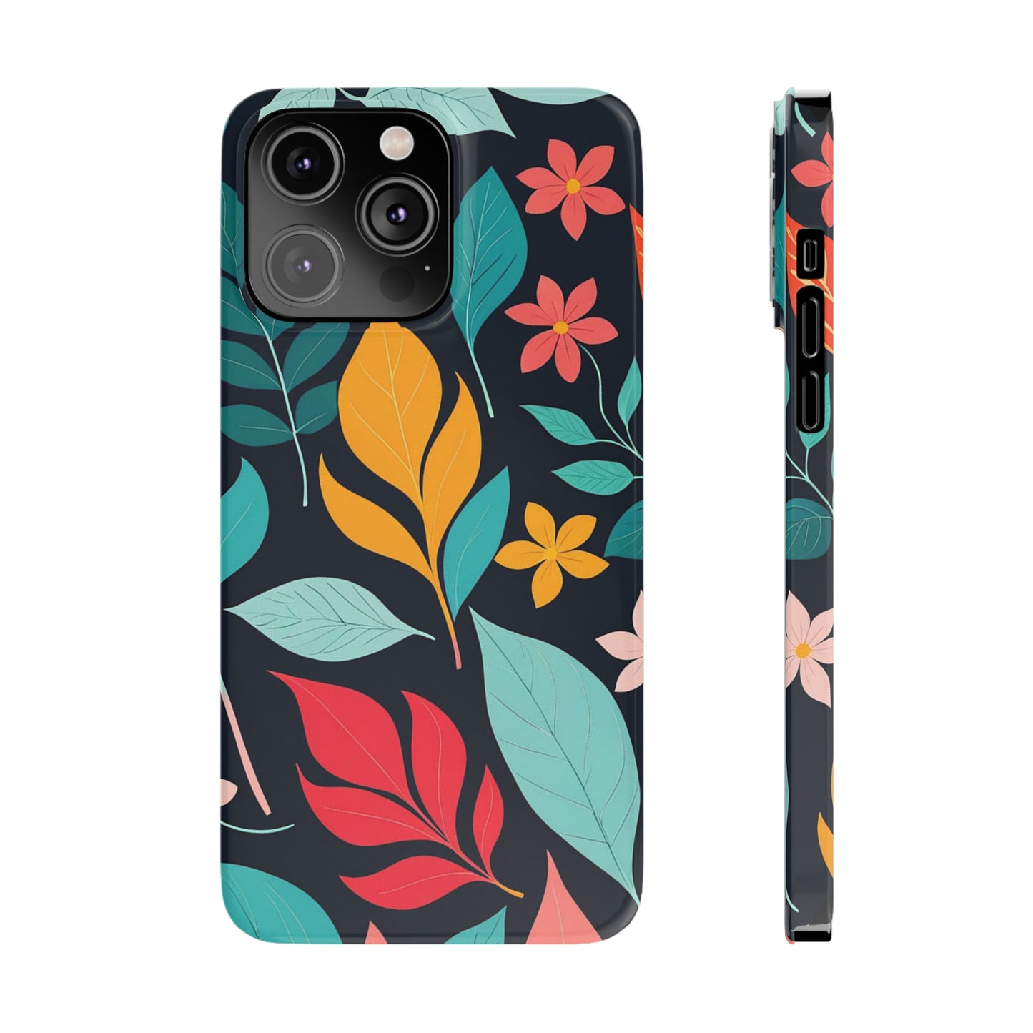 Flower Leaf Slim Phone Case